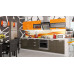 Кухонный гарнитур длиной - 300 см (со шкафом НБ) Оранжевый